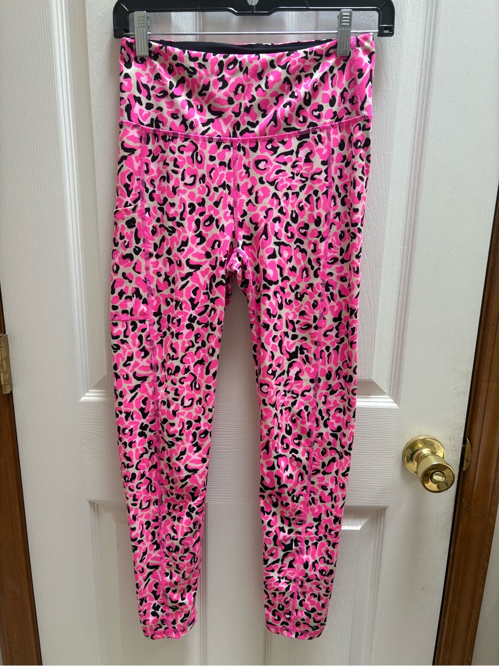 Lilly Pulitzer Neon Pink Leopard-Print Leggings